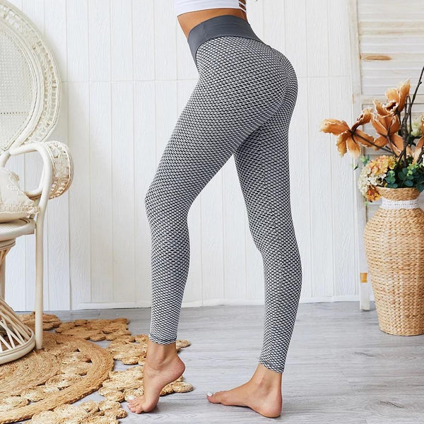 Women Leggings Grid Print Exercise Fitness Leggins Elasticity Plaid Push Up  Legging Female Trousers Plus Size Pants (Color : Khaki White Grid, Size : XL.)  : : Clothing, Shoes & Accessories