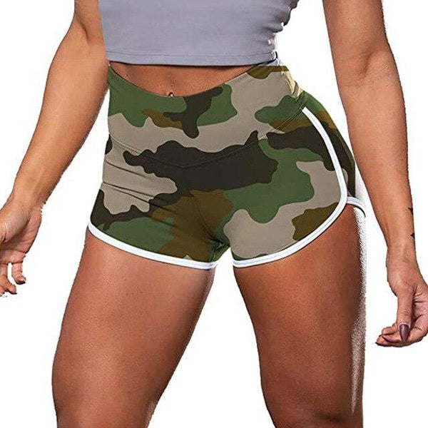 Running Camouflage Hip Shorts